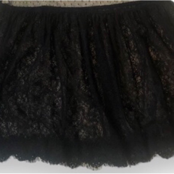 Anthro A’Reve Goth Whimsigoth Black Lace Sheer Shirt Blouse - Picture 5 of 5